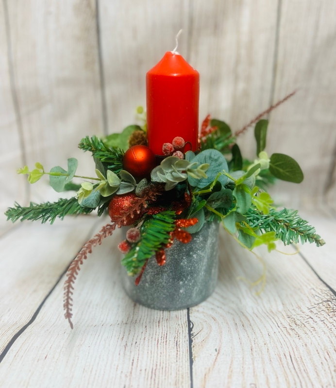 Red Christmas Candle